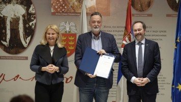 УРУЧЕН СЕРТИФИКАТ ГРАДУ ЗАЈЕЧАРУ: СРЕДСТВА ЗА ИЗРАДУ ПРОЈЕКТА “ПАРК РИМСКИХ ИМПЕРАТОРА”