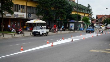 Обележавање улица у Зајечару