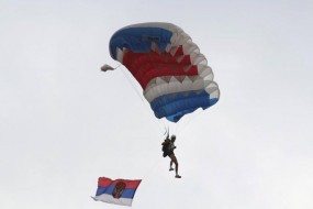 Спектакл на отварању моста - Аеро Клуб