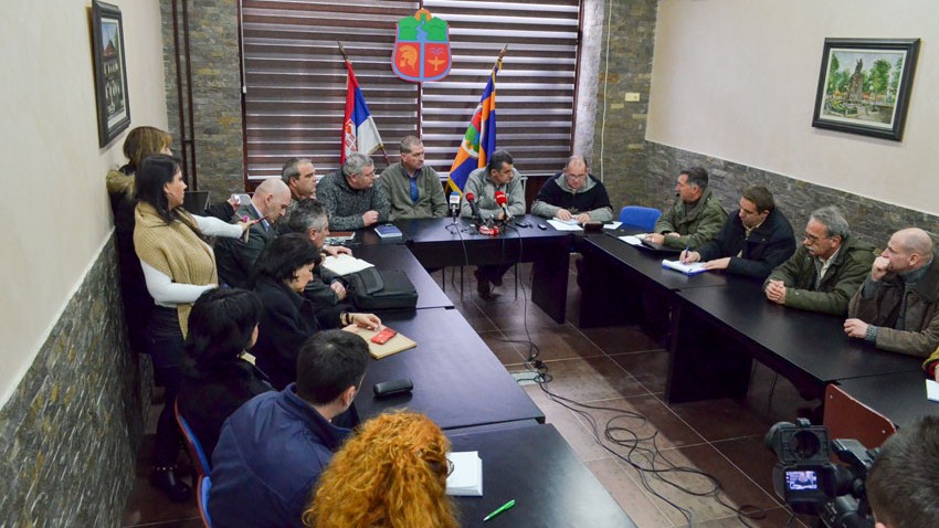 Чланови Штаба за ванредне ситуације су у приправности