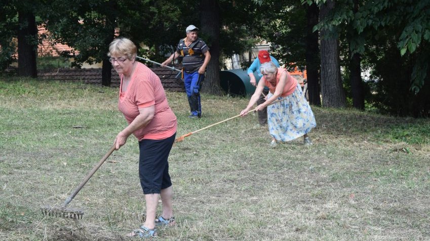 Очишћене зелене површине у Гамзиградској бањи
