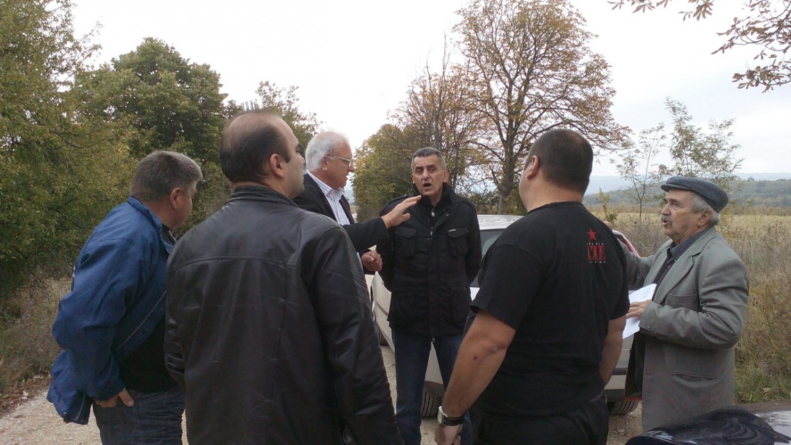 Радови на путу код Брусника